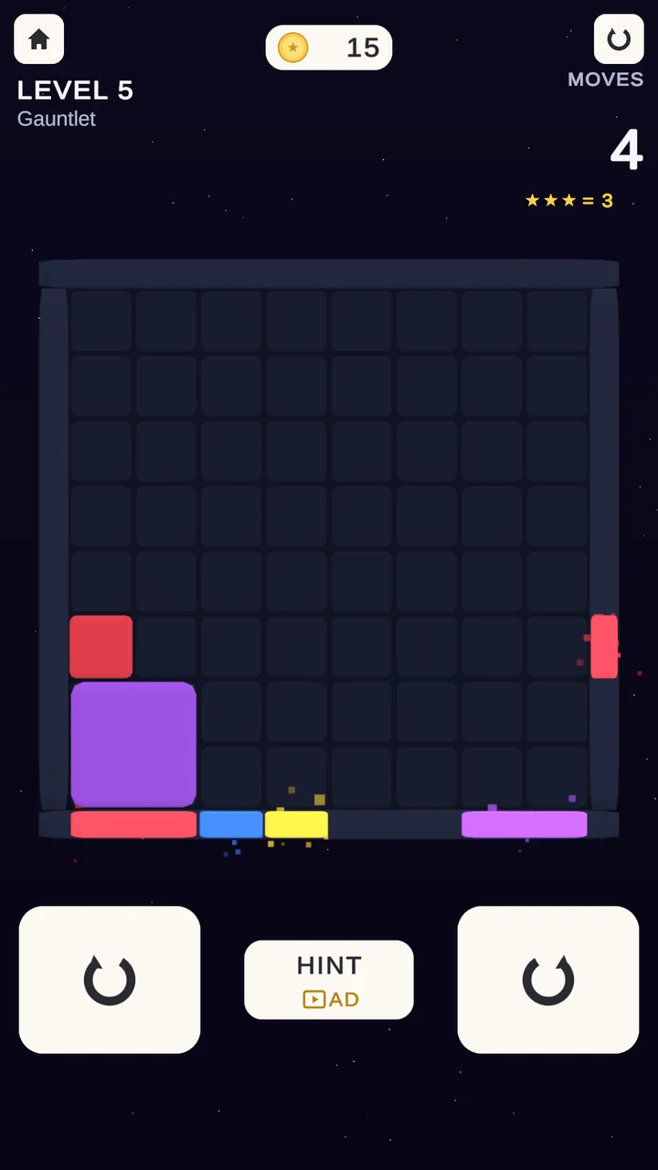 The board mid rotation